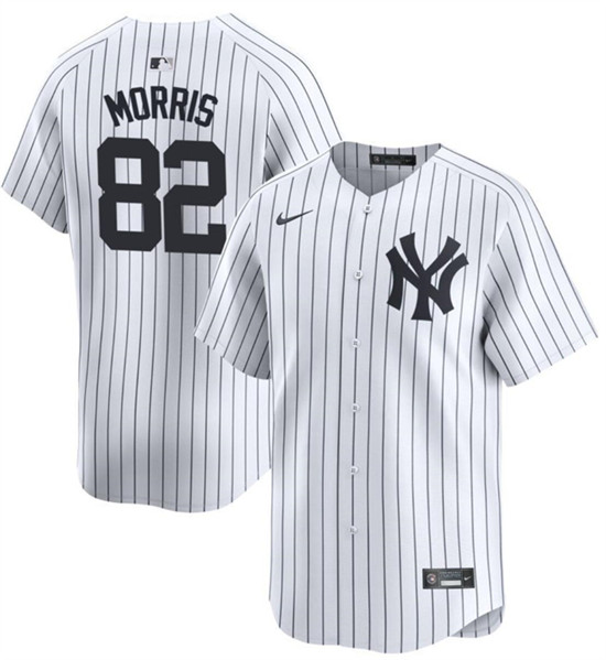 New York Yankees #82 Cody Morris White 2024 Home Limited Cool Base Stitched Jersey