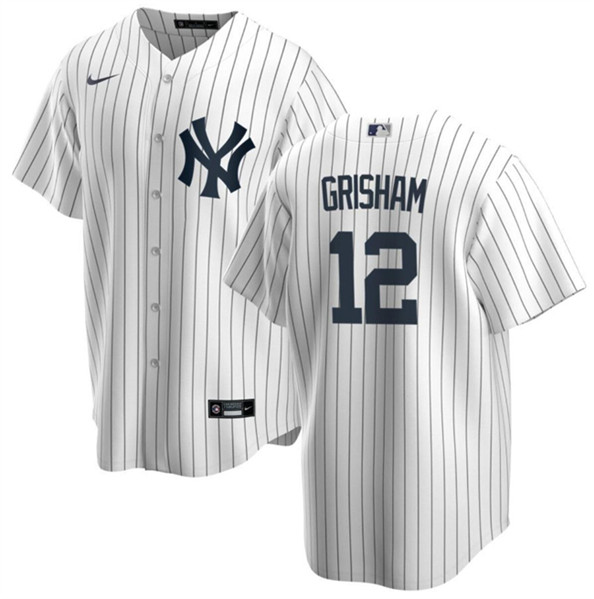 New York Yankees #12 Trent Grisham White 2024 Home Limited Cool Base Stitched Jersey