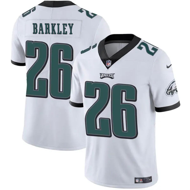Philadelphia Eagles #26 Saquon Barkley White Vapor Untouchable Limited Stitched Jersey
