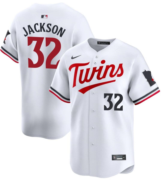 Minnesota Twins #32 Jay Jackson White 2024 Home Limited Cool Base Stitched Jersey