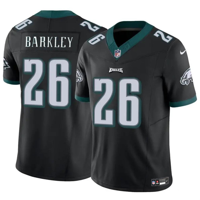 Philadelphia Eagles #26 Saquon Barkley Black 2023 F.U.S.E. Vapor Untouchable Limited Stitched Jersey