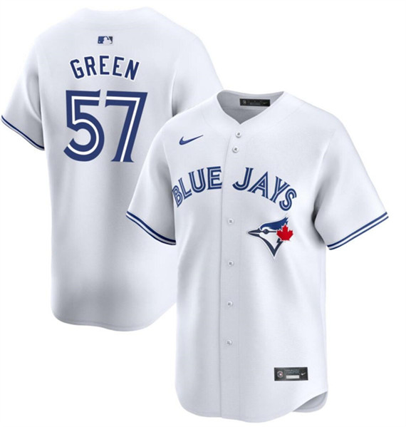 Toronto Blue Jays #57 Chad Green White Cool Base Stitched Jersey