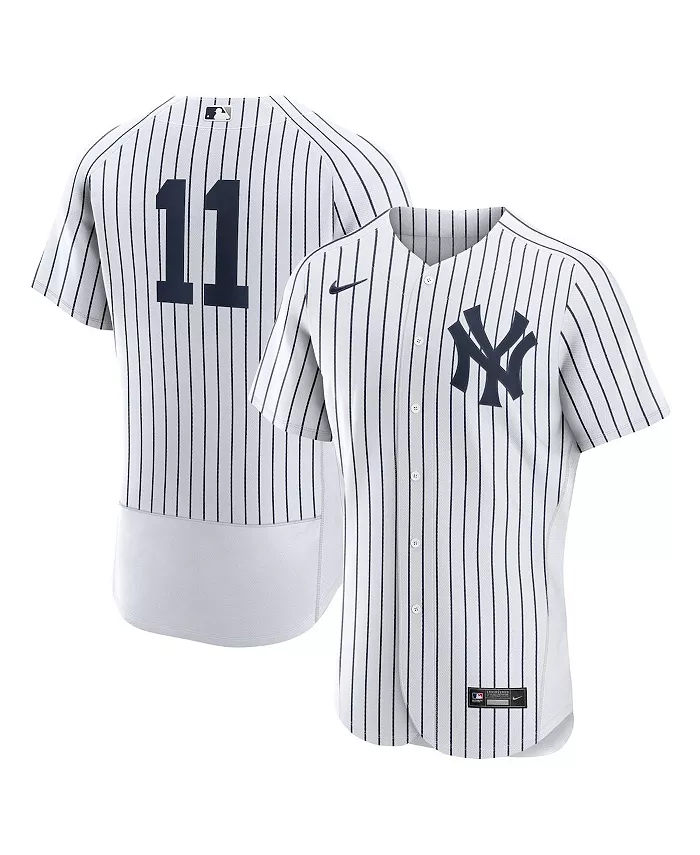 New York Yankees #11 Anthony Volpe White Flex Base Stitched Jersey