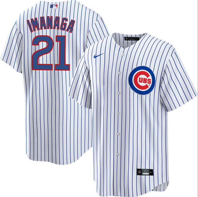 Chicago Cubs #21 Shōta Imanaga White Cool Base Stitched Jersey