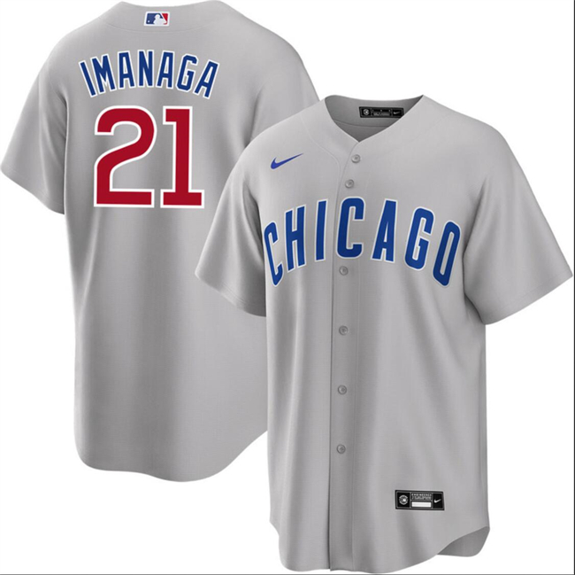 Chicago Cubs #21 Shōta Imanaga Gray Cool Base Stitched Jersey