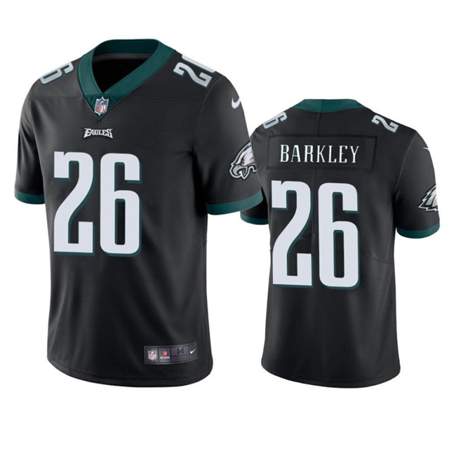 Philadelphia Eagles #26 Saquon Barkley Black Vapor Untouchable Limited Stitched Jersey