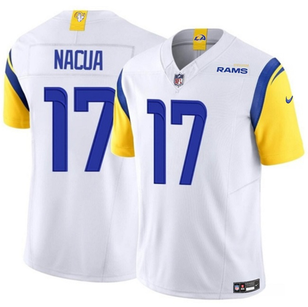 Los Angeles Rams #17 Puka Nacua White 2023 F.U.S.E. Vapor Untouchable Stitched Jersey