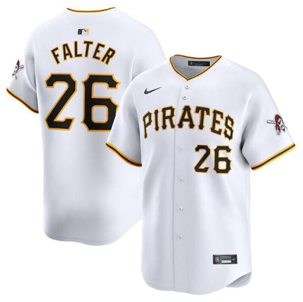 Pittsburgh Pirates #26 Bailey Falter White Home Limited Stitched Jersey
