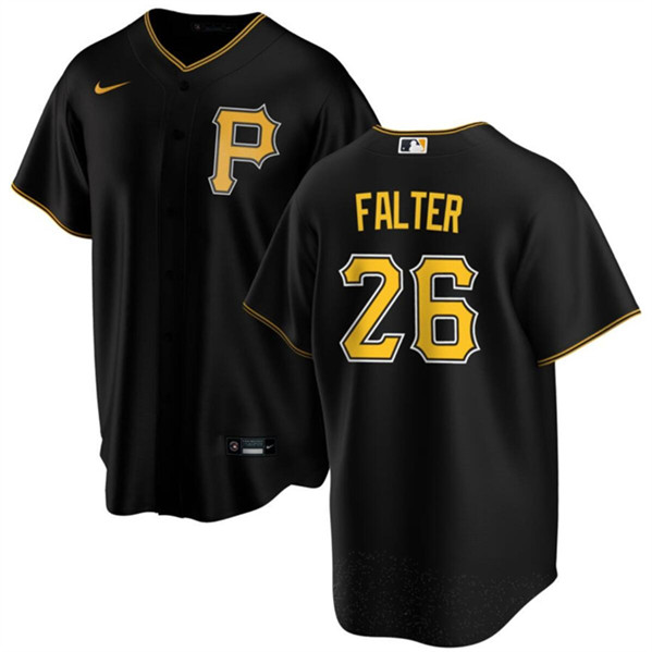 Pittsburgh Pirates #26 Bailey Falter Black Cool Base Stitched Jersey