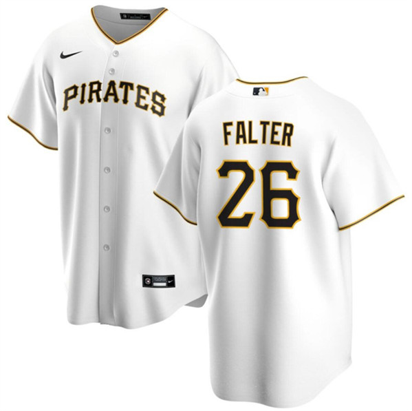Pittsburgh Pirates #26 Bailey Falter White Cool Base Stitched Jersey