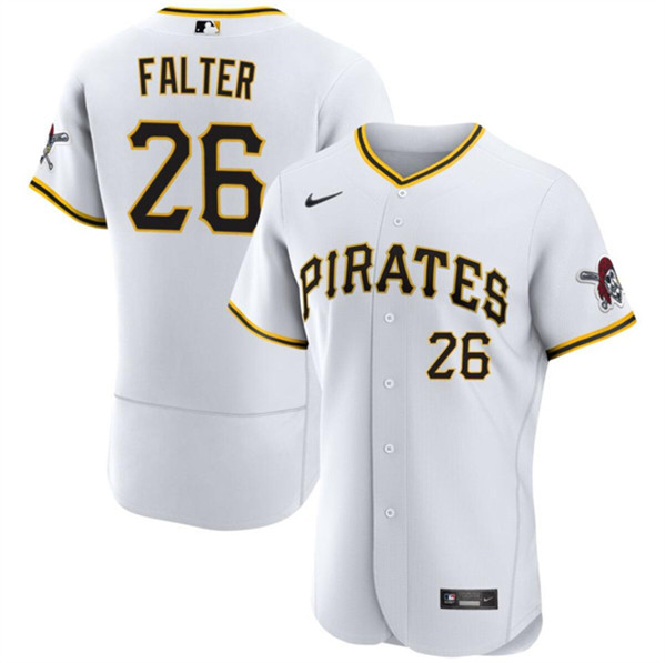 Pittsburgh Pirates #26 Bailey Falter White Flex Base Stitched Jersey