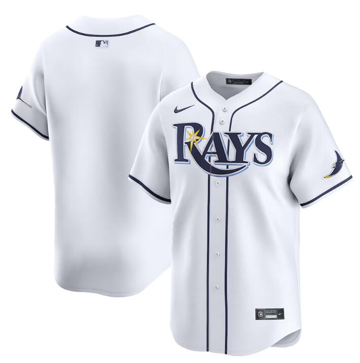 Tampa Bay Rays Blank White Home Limited Stitched Jersey