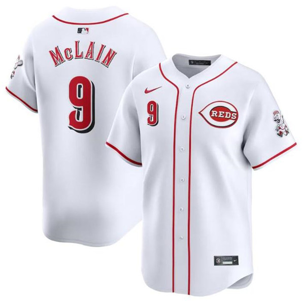 Cincinnati Reds #9 Matt McLain White Home Limited Stitched Jersey