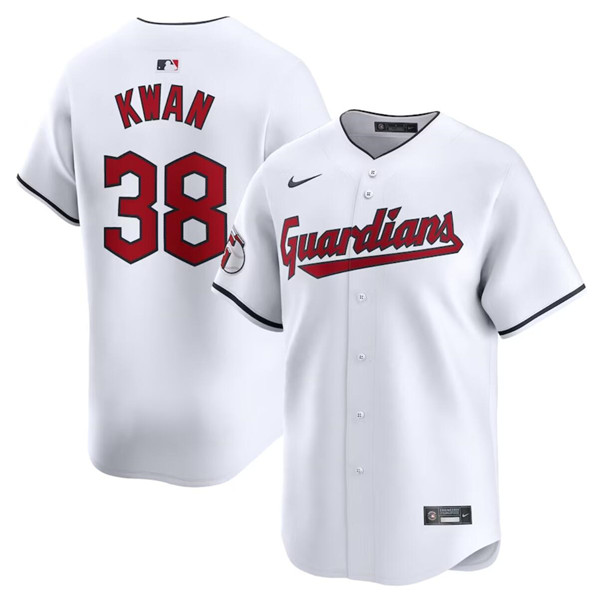 Cleveland Guardians #38 Steven Kwan White Home Limited Stitched Jersey