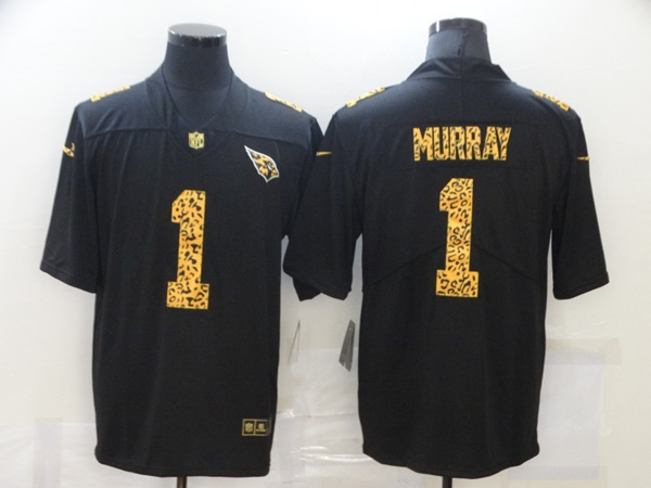 Arizona Cardinals #1 Kyler Murray 2020 Black Leopard Print Fashion Limited Stitched Jersey