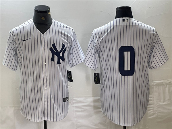 New York Yankees #0 Marcus Stroman White Cool Base Stitched Jersey
