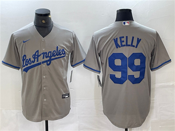 Los Angeles Dodgers #99 Joe Kelly Gray 2024 Cool Base Limited Stitched Jersey