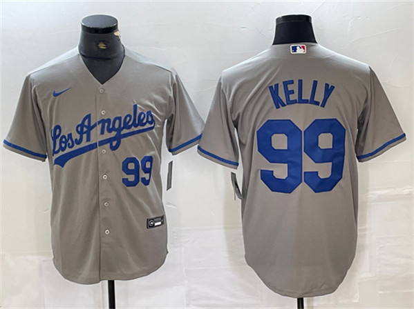 Los Angeles Dodgers #99 Joe Kelly Gray Cool Base Limited Stitched Jersey