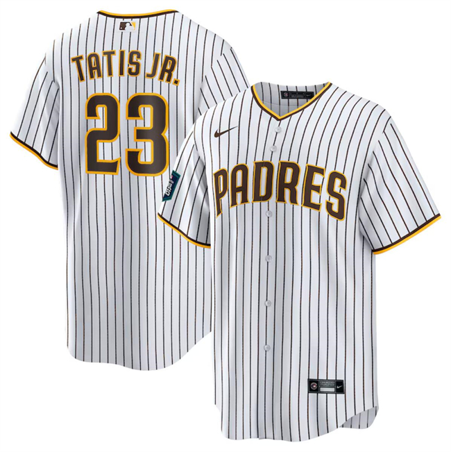 San Diego Padres #23 Fernando Tatis Jr. White 2024 World Tour Seoul Series Home Stitched Jersey