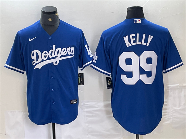 Los Angeles Dodgers #99 Joe Kelly Blue Cool Base Stitched Jersey