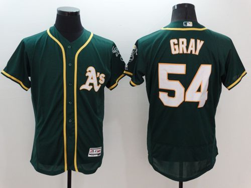 Athletics #54 Sonny Gray Green Flexbase Authentic Collection Stitched Jersey