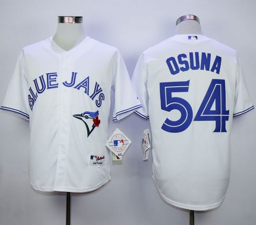 Blue Jays #54 Roberto Osuna White Cool Base Stitched Jersey
