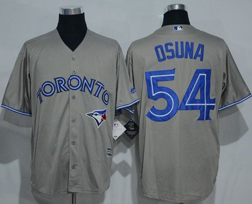 Blue Jays #54 Roberto Osuna Grey New Cool Base Stitched Jersey