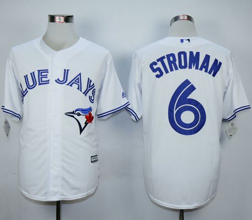 Blue Jays #6 Marcus Stroman White New Cool Base Stitched Jersey