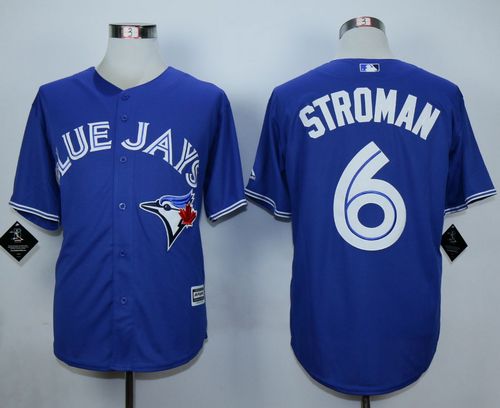 Blue Jays #6 Marcus Stroman Blue New Cool Base Stitched Jersey