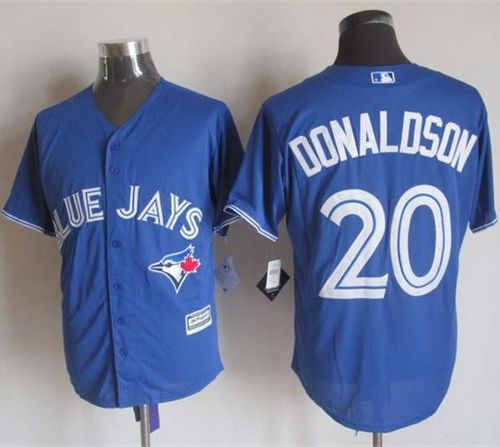 Blue Jays #20 Josh Donaldson Blue New Cool Base Stitched Jersey