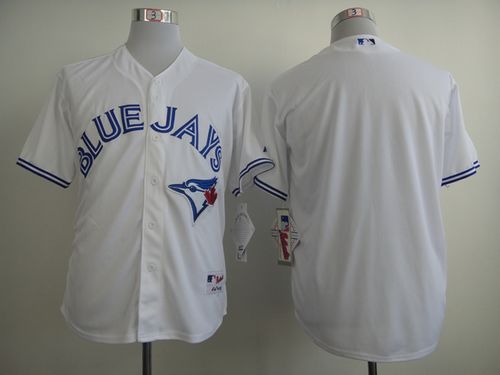 Blue Jays Blank White Home Cool Base 2012 Stitched Jersey