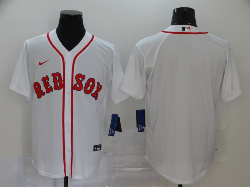 Boston Red Sox White Cool Base Stitched Jersey