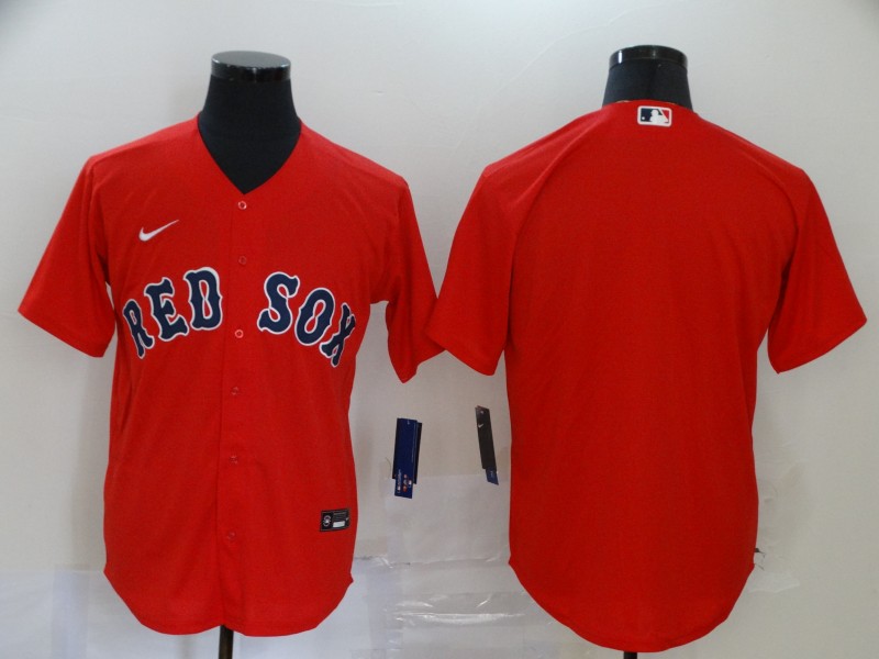 Boston Red Sox Red Cool Base Stitched Jersey