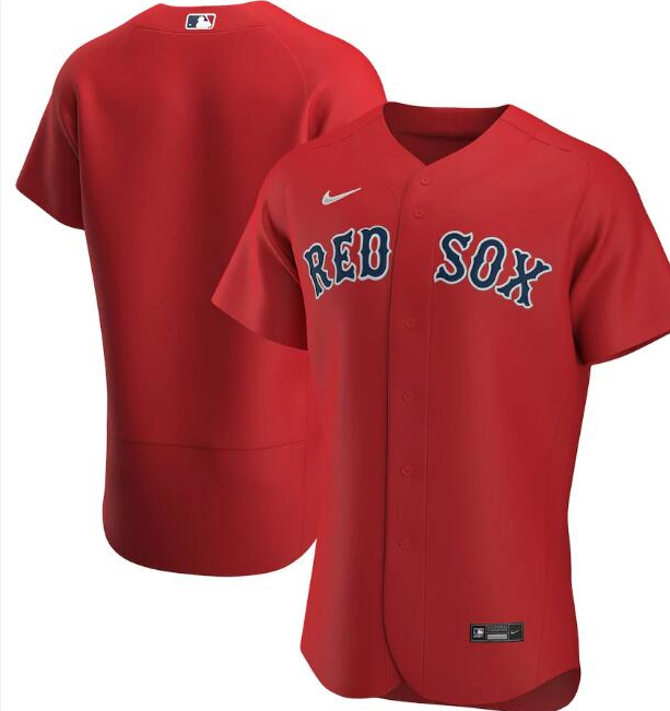 Boston Red Sox Red Flex Base Stitched Jersey