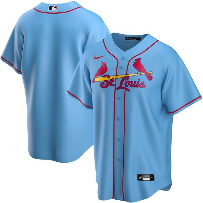 St. Louis Cardinals Blue Cool Base Stitched Jersey