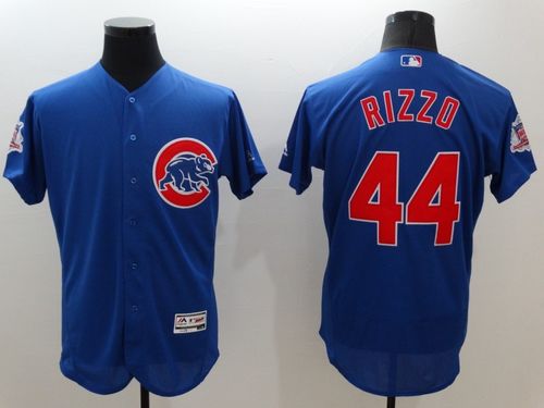 Cubs #44 Anthony Rizzo Blue Flexbase Authentic Collection Stitched Jersey