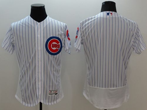 Cubs Blank White Flexbase Authentic Collection Stitched Jersey