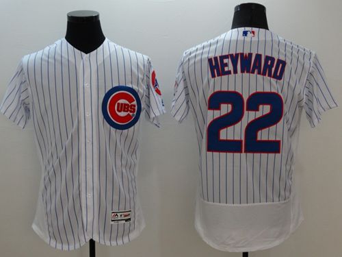 Cubs #22 Jason Heyward White Flexbase Authentic Collection Stitched Jersey