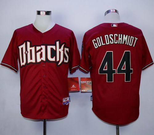 Diamondbacks #44 Paul Goldschmidt Red Cool Base Stitched Jersey