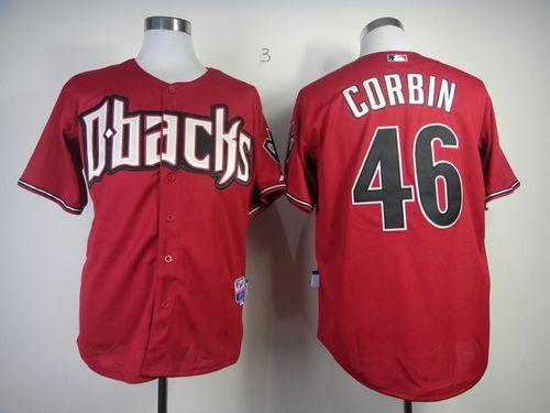 Diamondbacks #46 Patrick Corbin Red Cool Base Stitched Jersey