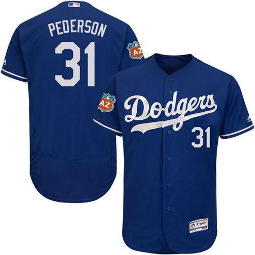 Dodgers #31 Joc Pederson Blue Flexbase Authentic Collection Stitched Jersey