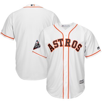 Houston Astros Majestic White 2019 World Series Bound Cool Base Stitched Jersey