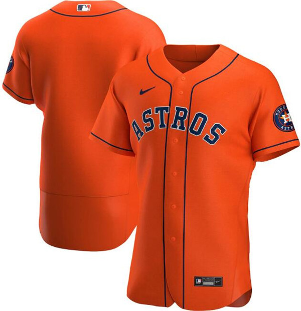 Houston Astros Orange Flex Base Stitched Jersey