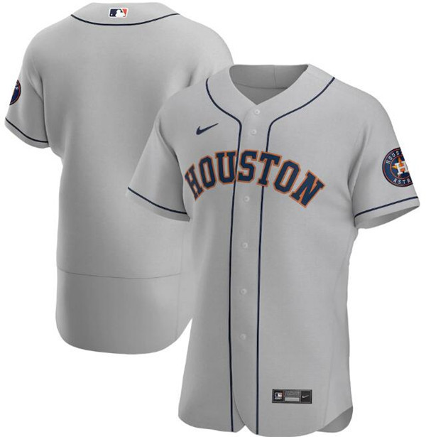 Houston Astros Grey Flex Base Stitched Jersey