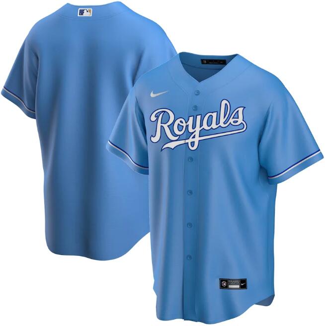 Kansas City Royals Blue Cool Base Stitched Jersey