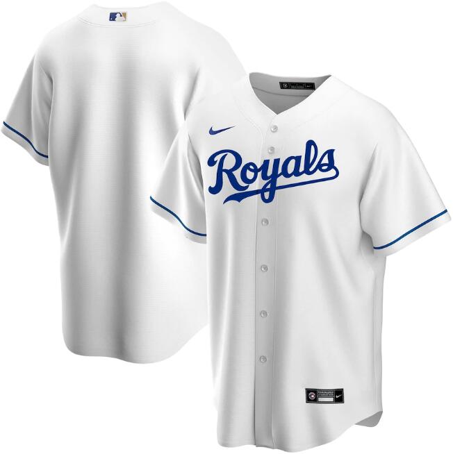 Kansas City Royals White Cool Base Stitched Jersey