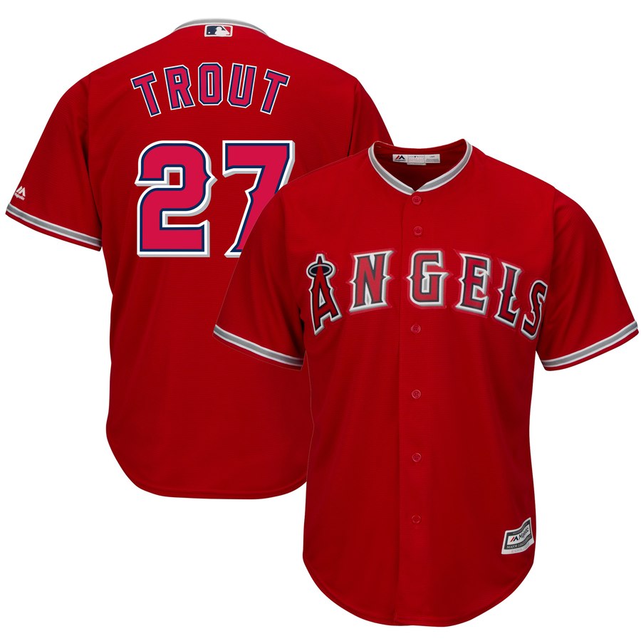 Los Angeles Angels #27 Mike Trout 