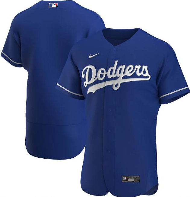 Los Angeles Dodgers Blue Flex Base Stitched Jersey