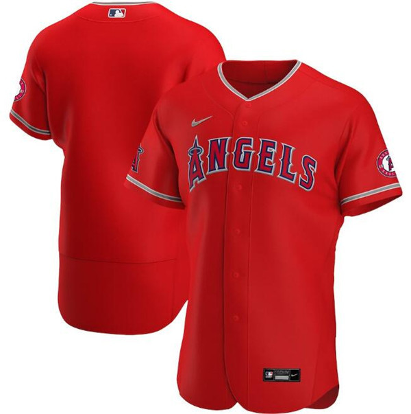 Los Angeles Angels Red Flex Base Stitched Jersey