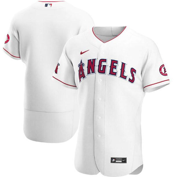 Los Angeles Angels White Flex Base Stitched Jersey
